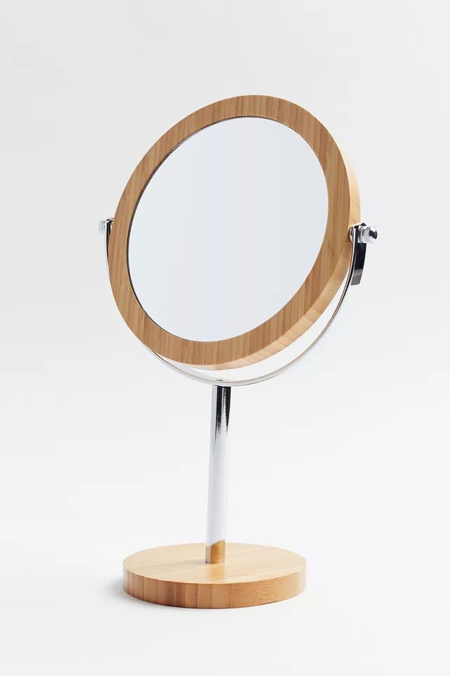 Upper Canada Bamboo Round Mirror | Urban Outfitters (US and RoW)