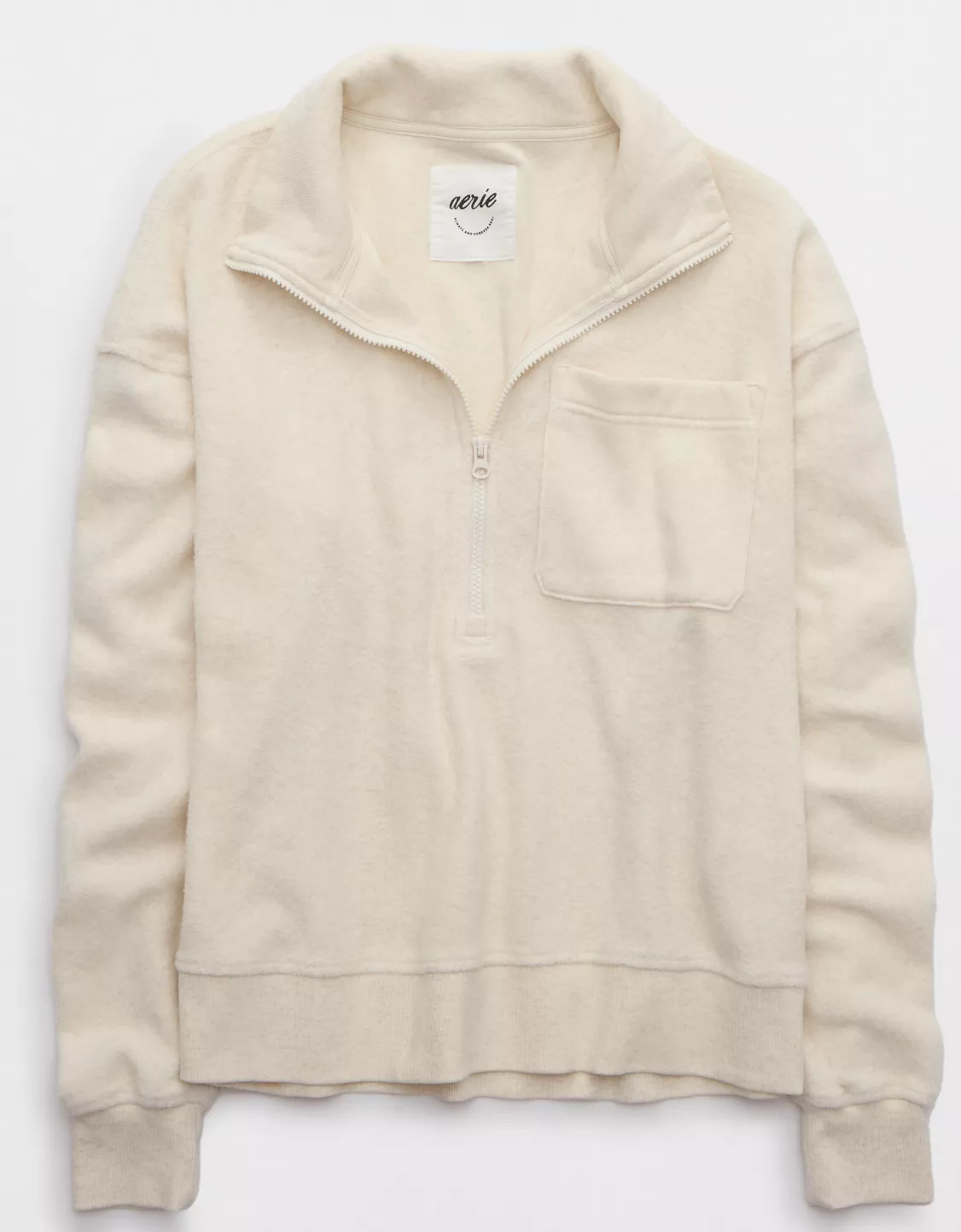 Aerie Softest Quarter Zip Sweatshirt | Aerie