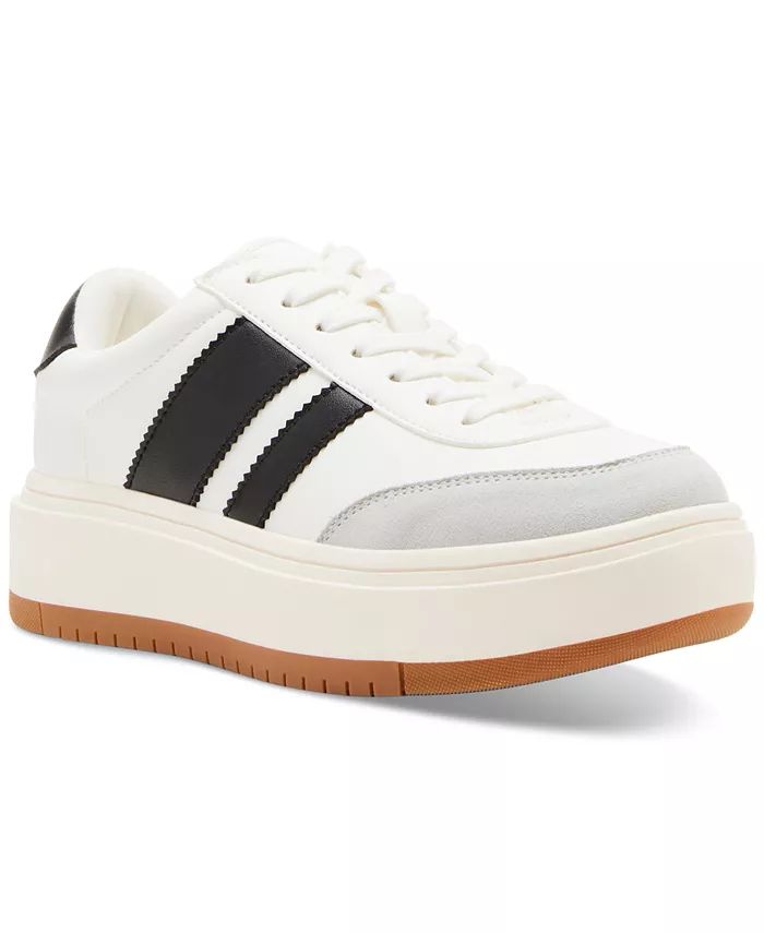 Navida Lace-Up Low-Top Platform Sneakers | Macy's