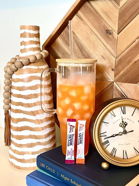Sunday Funday! Today I made a flavored water recipe featuring the Welch’s strawberry peach packet a Welch’s Passionfruit water flavor packet. You can check out my reel on IG or my TikTok to see my final rating  

#LTKFind #LTKhome #LTKover40