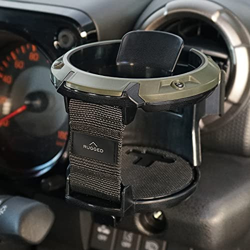 LITTLEMOLE Car Cup Holder with Hook, Adjustable Car Air Vent Cup Mount, Universal Drink Clip-on Holder Soft Drink Water Coffee Bottle Stand | Amazon (US)