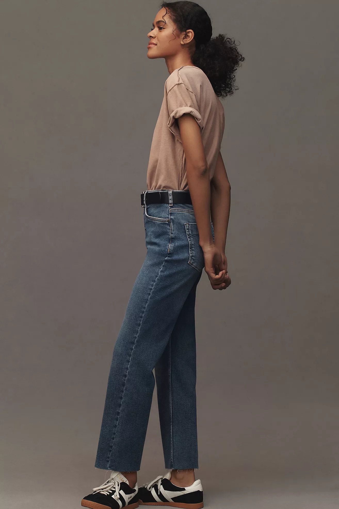 The Annie High-Rise Straight-Leg Jeans by Pilcro | Anthropologie (US)