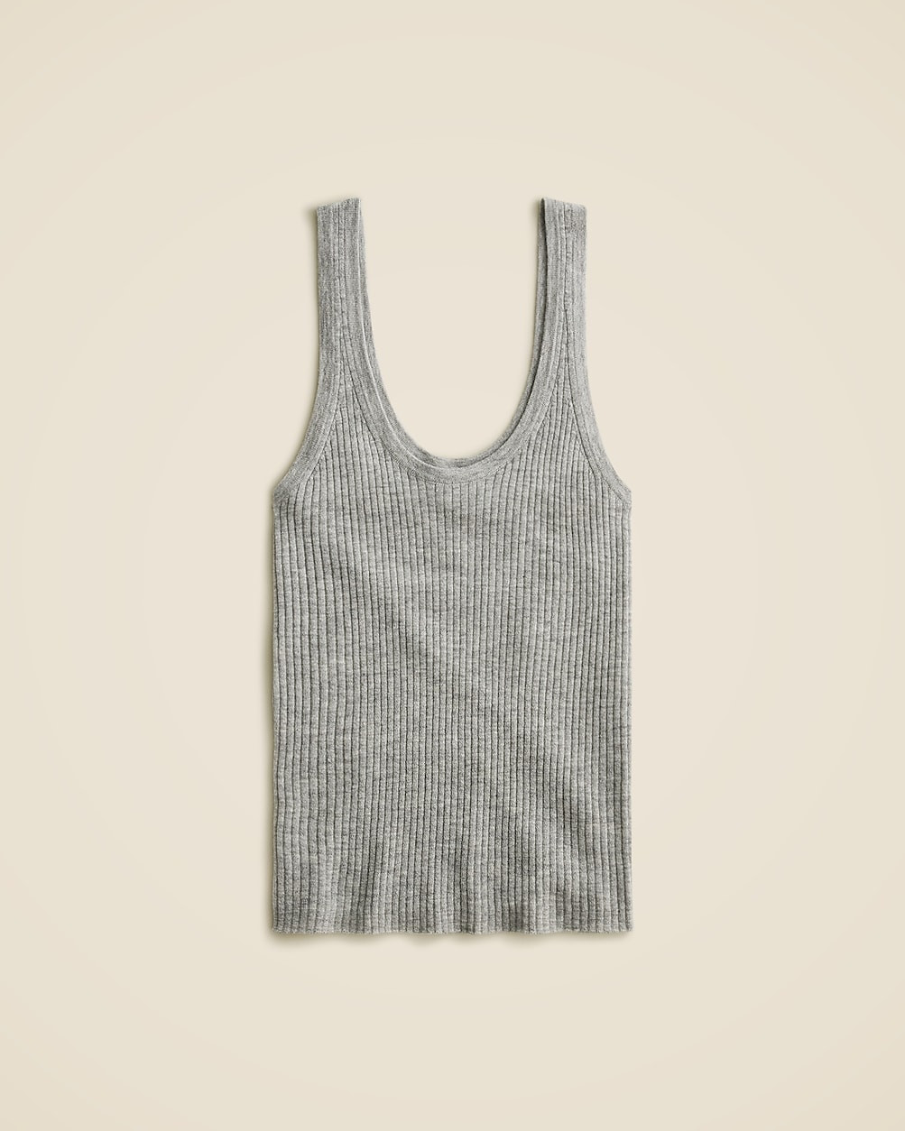Featherweight cashmere ribbed tank top | J. Crew US