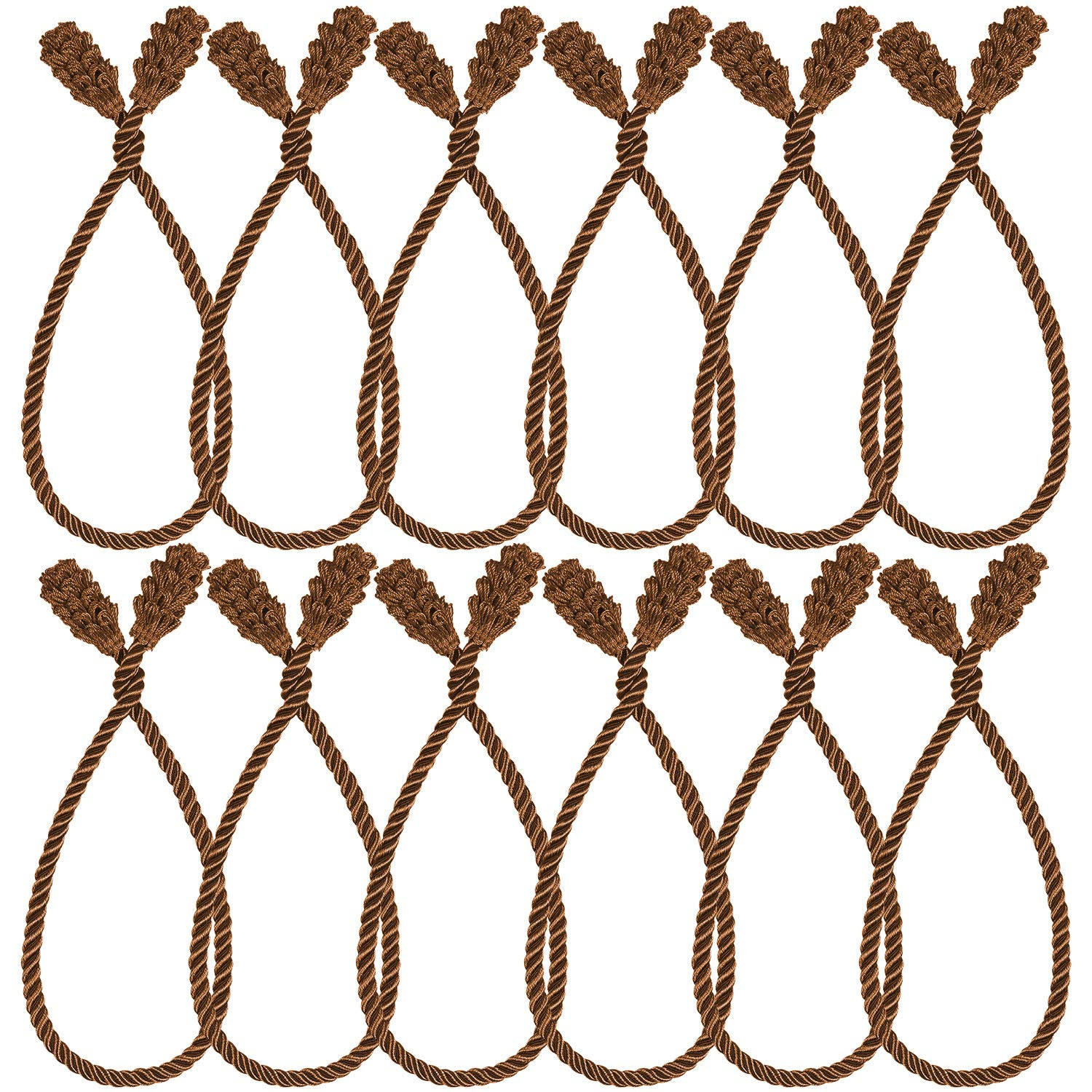 Shappy 12 Pieces Christmas Garland Ties for Banister Christmas Decorative Reusable Flexible Twist... | Amazon (US)