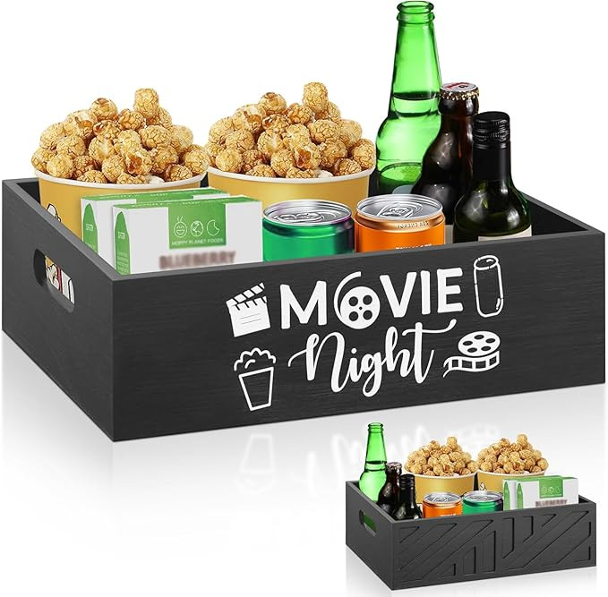 Smores Kit for Fire Pit, Smores Caddy Organizer for S'Mores Station, Farmhouse Wooden S'Mores Bar... | Amazon (US)