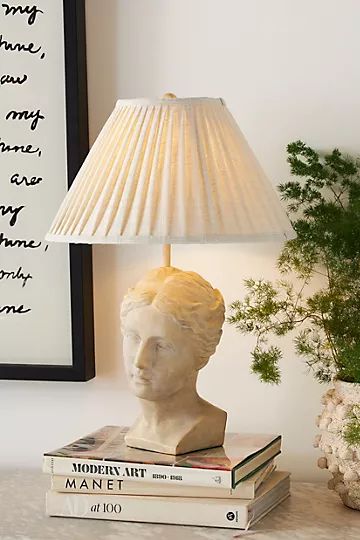 Grecian Bust Table Lamp | Anthropologie (US)