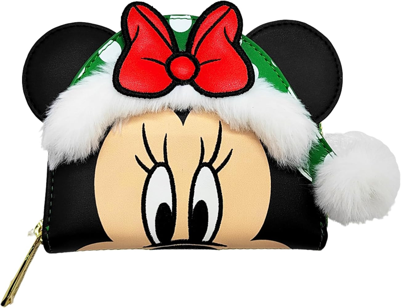 Loungefly Disney Minnie Mouse Elf Cosplay Polka Dot Christmas Wallet | Amazon (US)