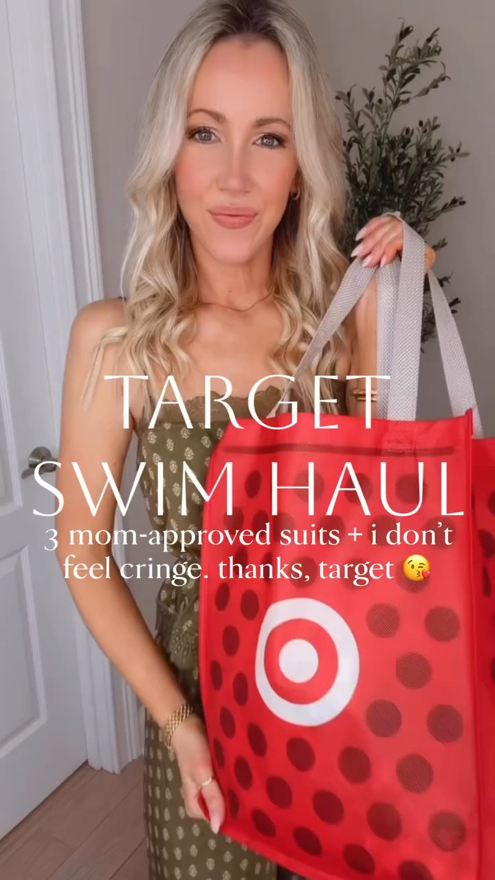 Target swimwear I’m currently loving! This 36 yo mom x 2 actually took the tags off these babies! Mom-approved swimsuits that didn’t make me feel cringe wearing (or making a reel!🤭) Spring break here we come! I just can’t get over the floral prints lately- they look and feel so high end! And this yellow seersucker is such a winner with that low back! All have padding + full booty coverage! And long enough on my 5’7” frame! Hot sellers- don’t sleep on these Target swimsuits! I’m wearing small in all. Definitely packing for our upcoming trip! Also- did we see those high rise denim shorts?! Best pair (and only pair) of jean shorts I’ve bought in years!! What’s your fave swimwear find from Target?👇🏻

#targetstyle #targetfinds #newarrivals #targetswim #newattarget Target Haul, Spring Fashion, Summer Fashion, Roller Rabbit Target, Vacation Beach Outfits, Vacation Essentials, Vacation Must-Haves, Vacation Outfit, Vacay Finds, Beach, Resort Wear 2026



#LTKTravel #LTKSwim #LTKootd