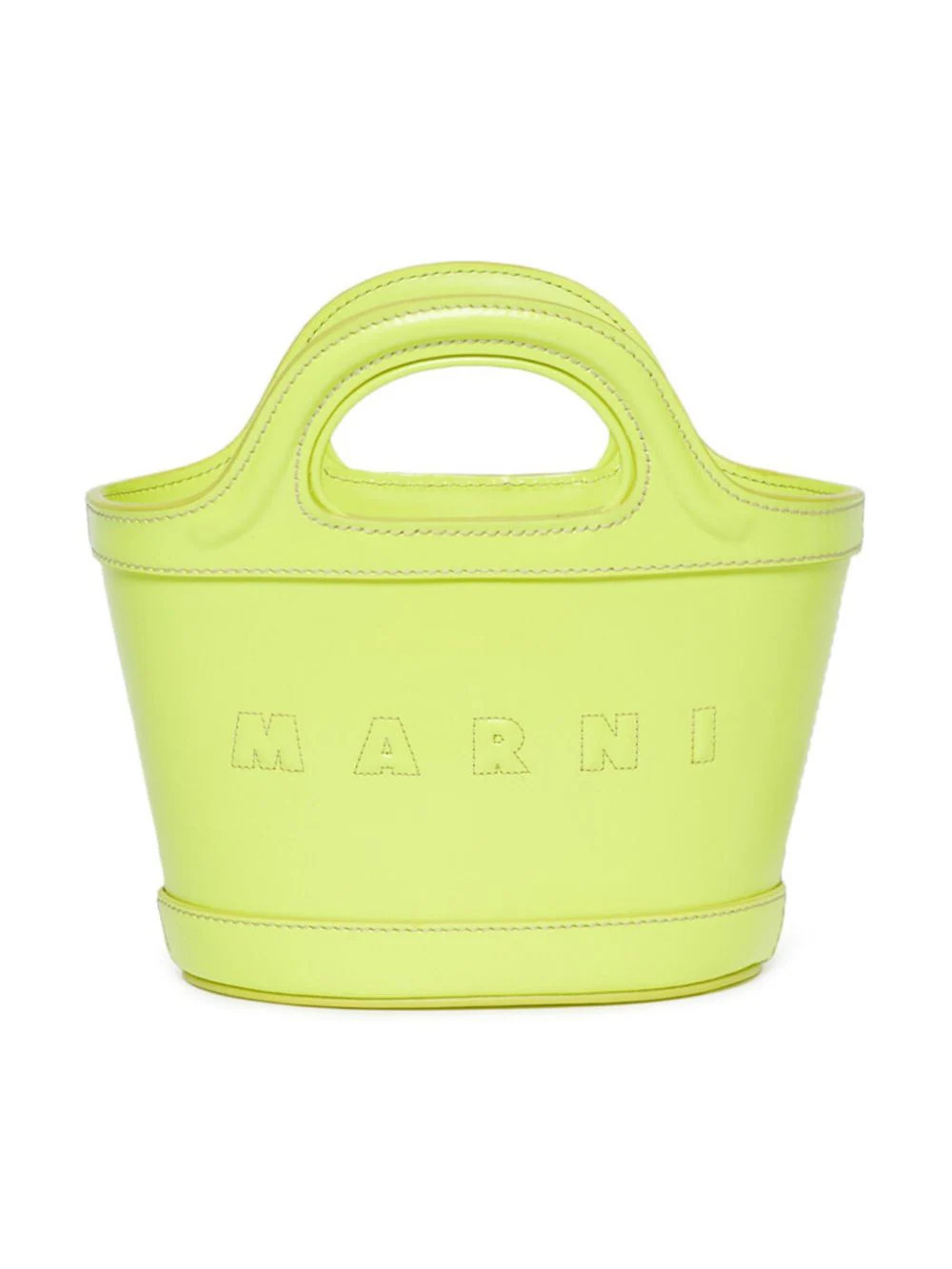 Marni Kids Tropicallia logo-embroidered bucket bag - Green | Farfetch Global