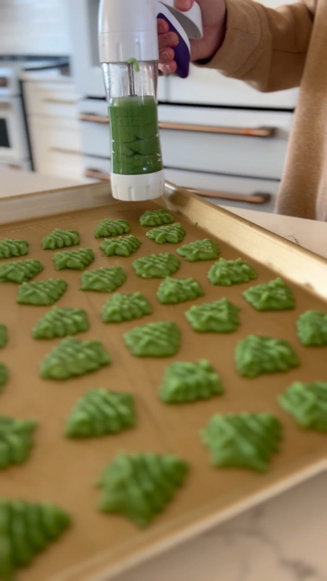 My 13 year old son used the cookie press yesterday & together we made 5 full containers of Buttery Spritz cookies for the holidays. Pink, green & plain, snowflakes & trees. Create some holiday magic with this fun, easy to use cookie press! 

#LTKSeasonal #LTKHoliday #LTKGiftGuide
