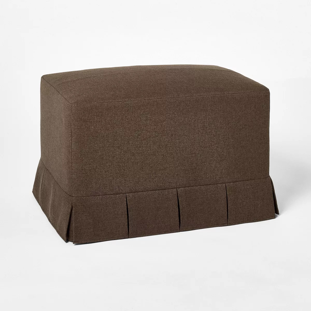 Box Pleat Upholstered Ottoman - Threshold™ designed with Studio McGee | Target