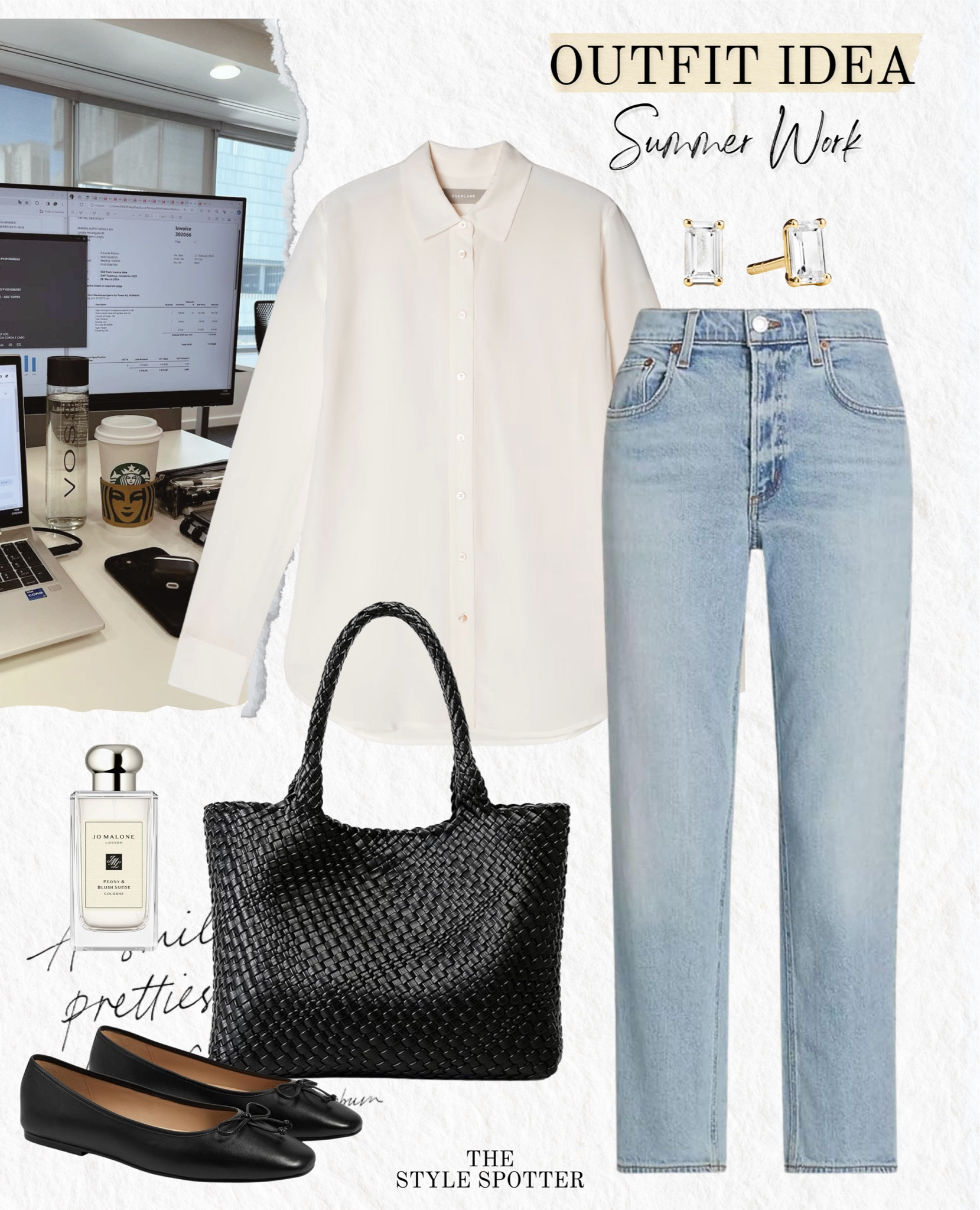 Summer Outfit Ideas ☀️ 
A summer outfit isn’t complete without versatile essentials and soft colors. This casual look is both stylish and practical for an easy summer outfit. The look is built of closet essentials that will be useful and versatile in your capsule wardrobe.  
Shop this look👇🏼 ☀️ 


#LTKSeasonal #LTKU #LTKWorkwear