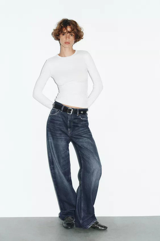 LONG SLEEVE T-SHIRT | Zara UK