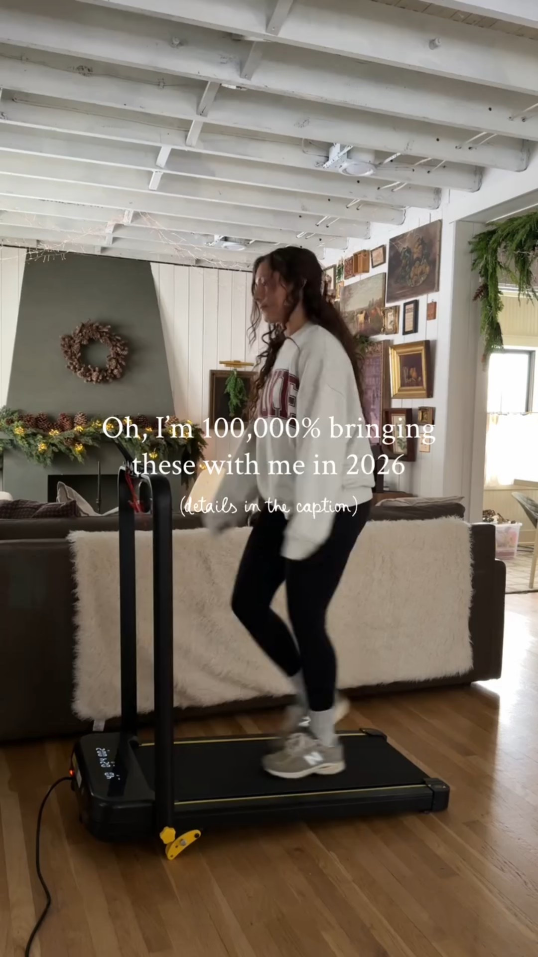 Comment ’2026’ for links! Went through why I love each product below ◡̈ 

Walking pad - I got this when I was pregnant in 2024 to stay active during the winter months & I love it! It’s small enough to pack away during the summer is perfect for walking! Goes up to 5mph and inclines. Shawn runs on it too! It has a little sticky shelf for you to put your phone on. Great price & currently 25% off too! 

Shark steam mop - I can go on and on about this mop! My floors feel so clean whenever I use it. The pads get hot and you can see the steam coming from it! It kills up to 99% of household germs. I aim to steam at least once a week but if we have people over or Odin tracks a lot of mud in then I’ll steam again!

Espresso cooling balls - These are key if you like iced lattes! Normally hot espresso will melt the ice making the latte watery…with this you just brew the espresso over the ball and it cools it! I made a iced latte recently and forgot to use the balls and let me tell you the latte was watery and I instantly regretted it lol

TWO WORDS…HYPOCHLORUS ACID - I’m not kidding when I say this is my most stocked item in our house. Hypochlorus acid kills flu, RSV and strep amongst a bunch of other things! Kills 99.9% of Viruses, Bacteria, Mold & Fungus….I spray the most common surfaces 1 - 2 times day, doorknobs, faucets, counters, handles, etc. and then I do a big soak on the floors every once in a while to deep clean them! You have to let the solution sit wet though if you want it to deep disinfect! Breaks down to saline solution (even tho I typically rinse) and is kid & pet friendly

Shark Beauty - These were my big self care investment pieces last year and they have been some of my favorite puraches! The first tool gives you an at home hydrofacial, my face feels AMAZING after. And the second is the red light therapy mask. Love both and keeping them in my rotation in 2026!

(Rest of caption in comments!)