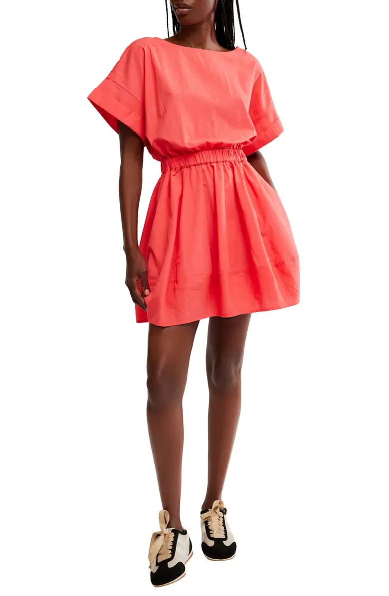 Full Time Fun Cotton Poplin Minidress | Nordstrom Rack