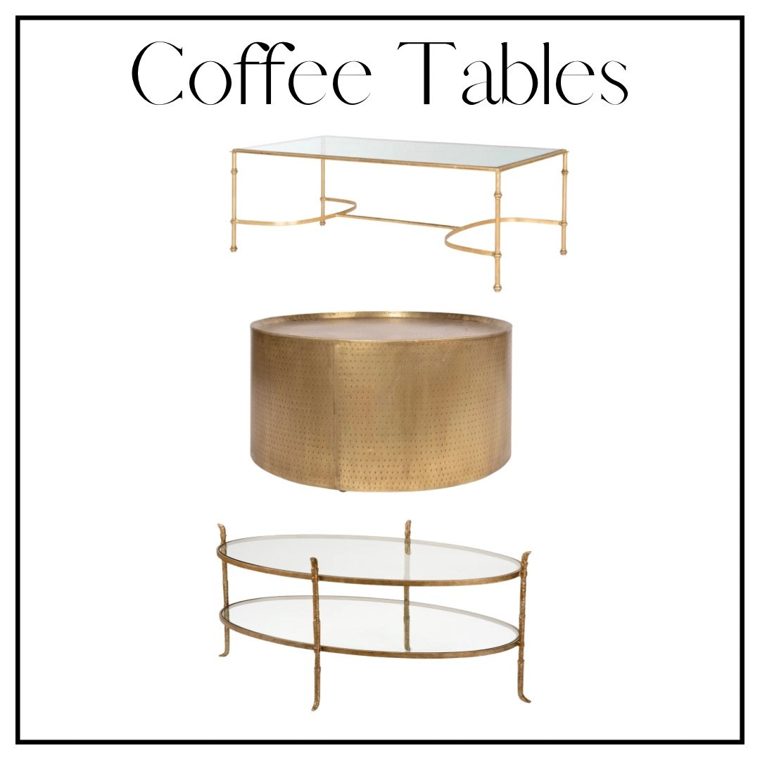 Gold Coffee Tables

#LTKFallSale #LTKSaleAlert #LTKHome