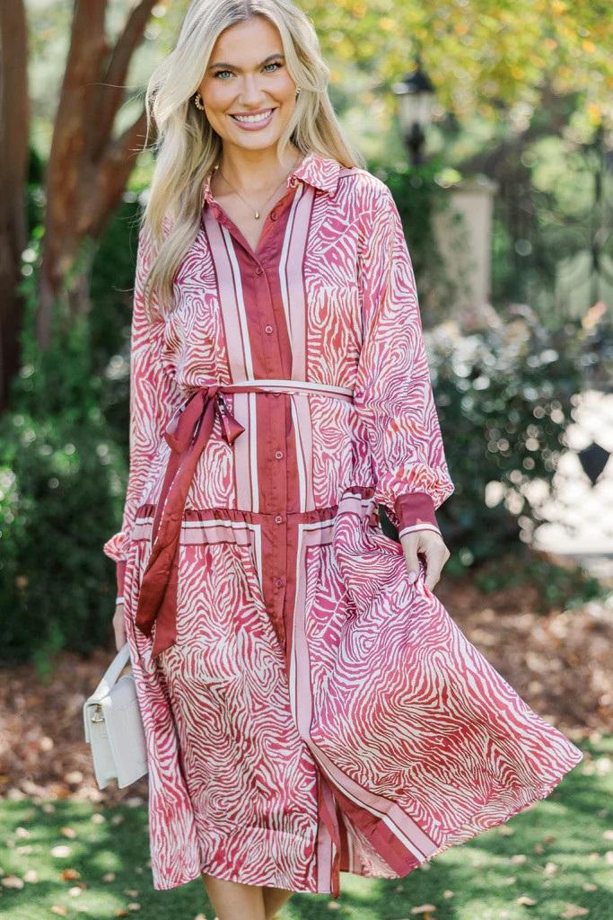 When The Time Comes Cream Striped Dress | The Mint Julep Boutique