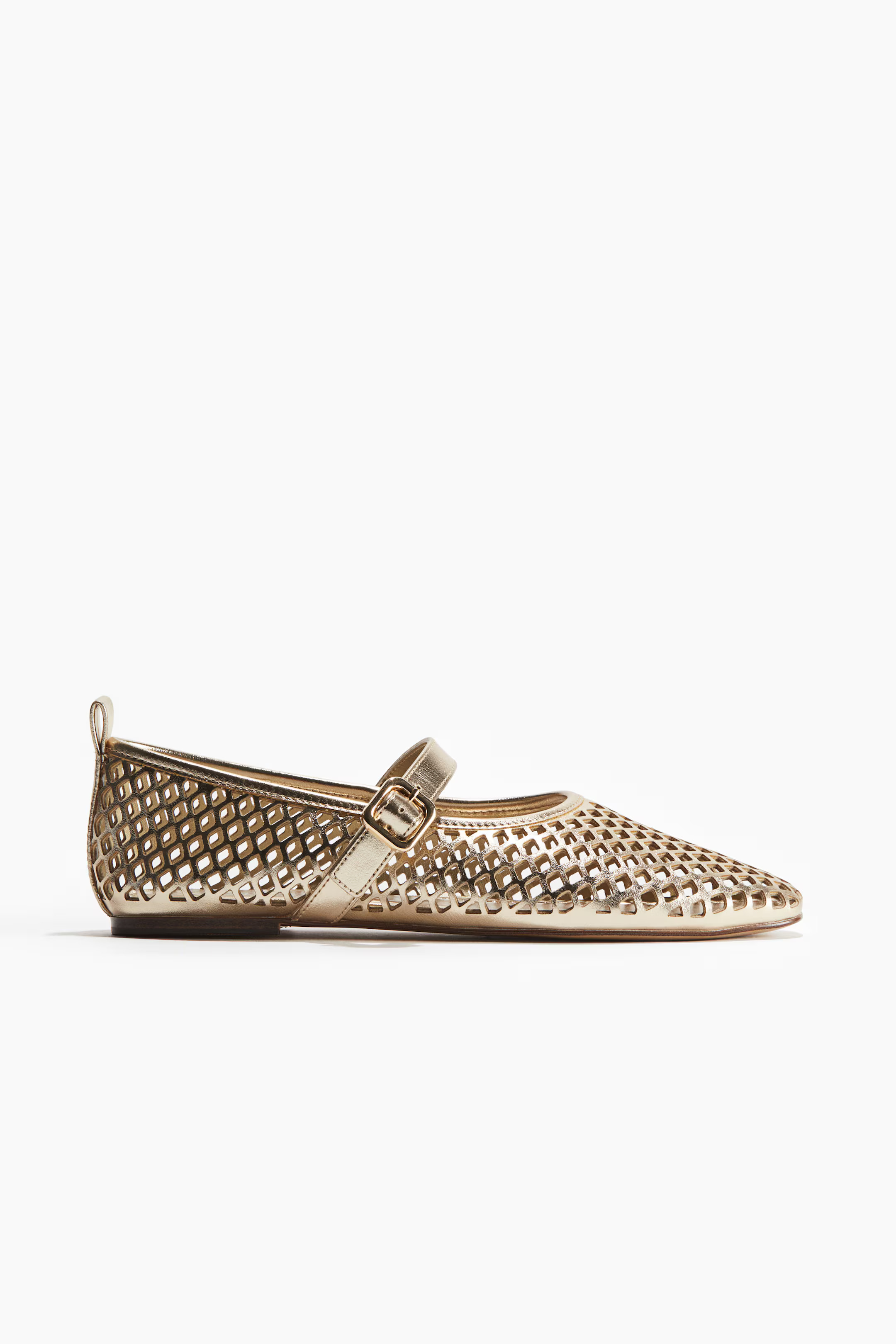 Perforated Mary Jane Ballet Flats | H&M (US + CA)