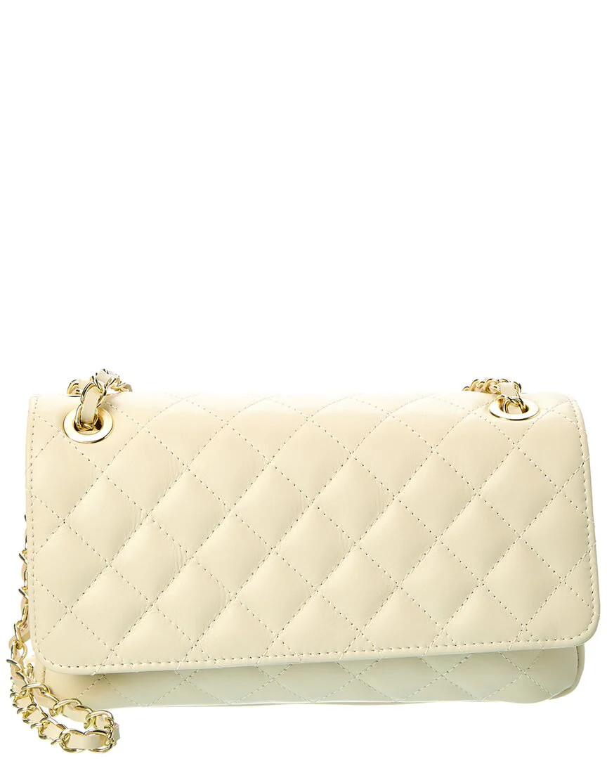 Isabella Rossetti Cleo Quilted Leather Shoulder Bag | Shop Simon