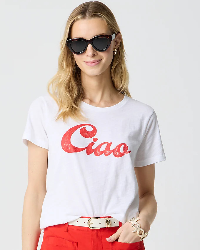 "Ciao" graphic collector's tee | J.Crew Factory