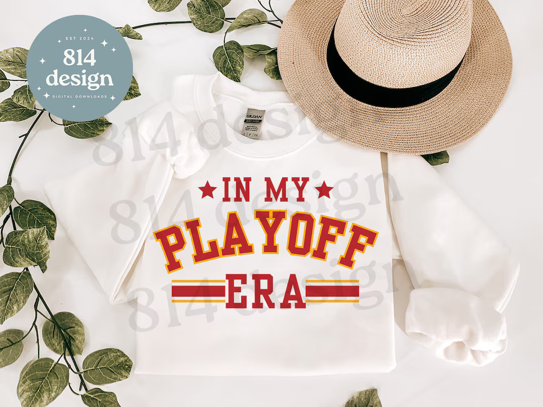 In My Playoff Era PNG, Kansas City Football SVG, Kelce Jpg, Red Kingdom Game Day Gear at Arrowhea... | Etsy (US)