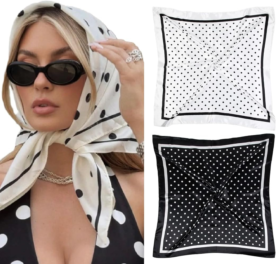 Head Scarf for Women Red Silk Bandana Pirate Costume Accessories, Pirate Head Scarf for Hair Wrap... | Amazon (US)