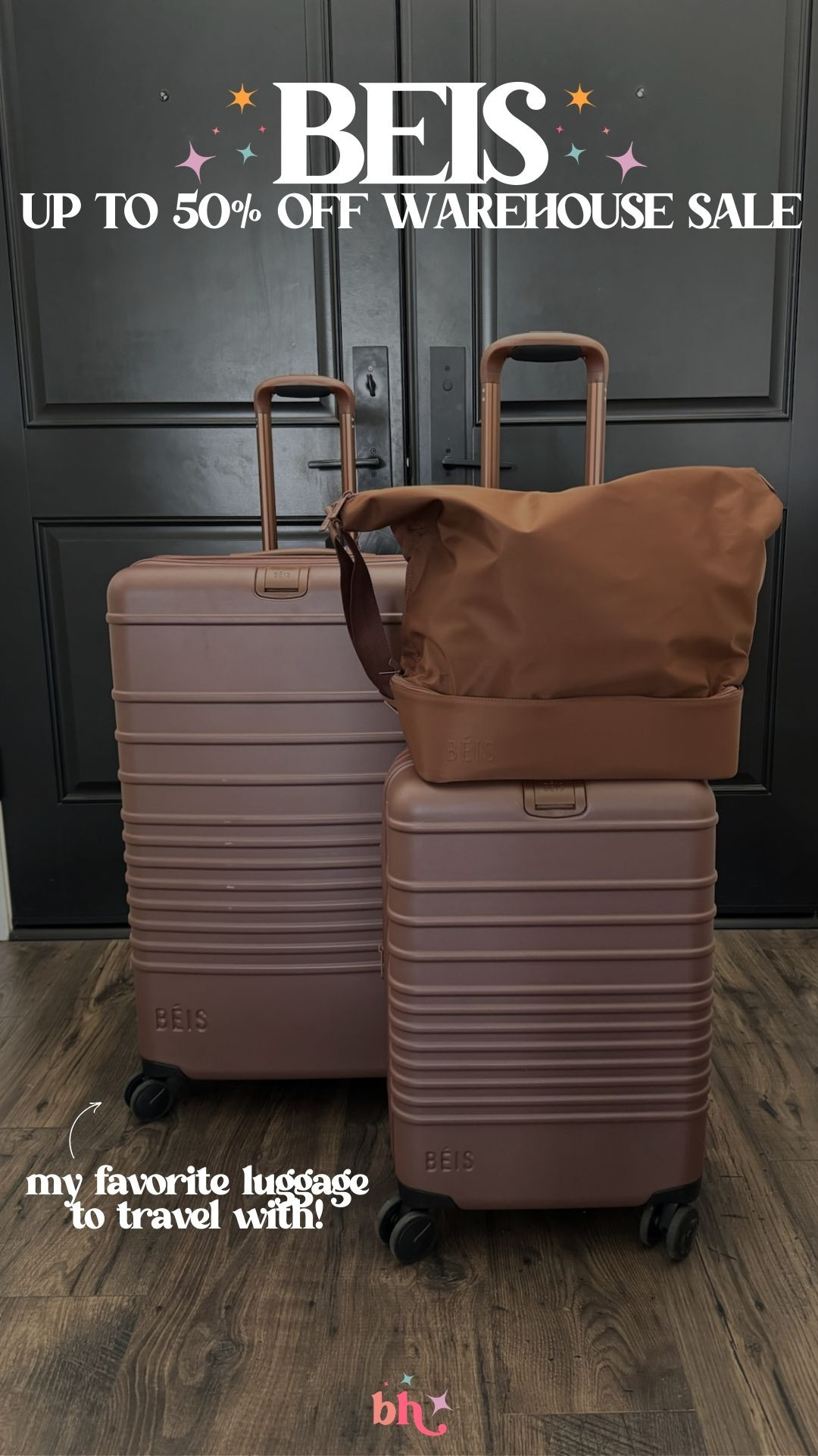 My favorite luggage is on sale! BEIS is having an up to 50% off warehouse sale!! 

luggage, travel, suitcase, vacation, sale alert, suitcase, carryon, watchnow, britt horton 

 #LTKSeasonal #LTKSaleAlert #LTKTravel