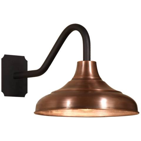 Key Largo 12 1/2" High Antique Copper Outdoor Wall Light - #5396H | Lamps Plus | Lamps Plus