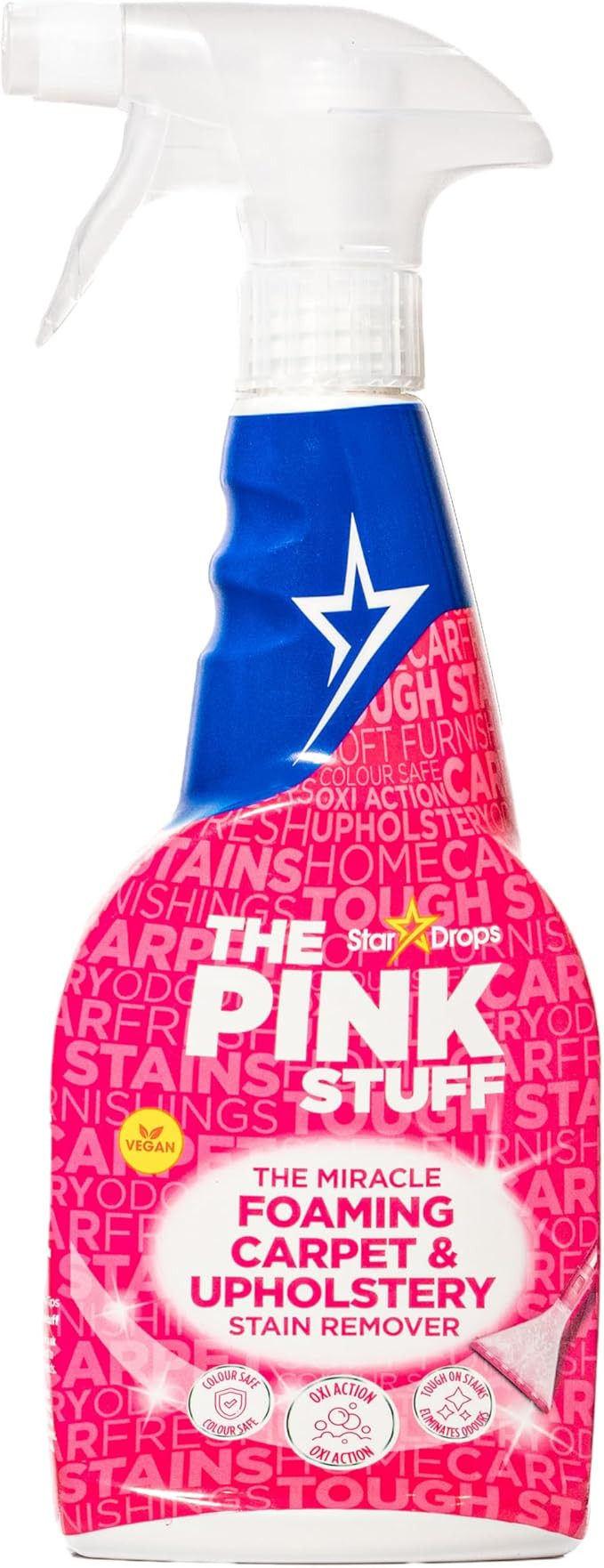 Stardrops - The Pink Stuff - The Miracle Foaming Carpet & Upholstery Stain Remover | Amazon (US)