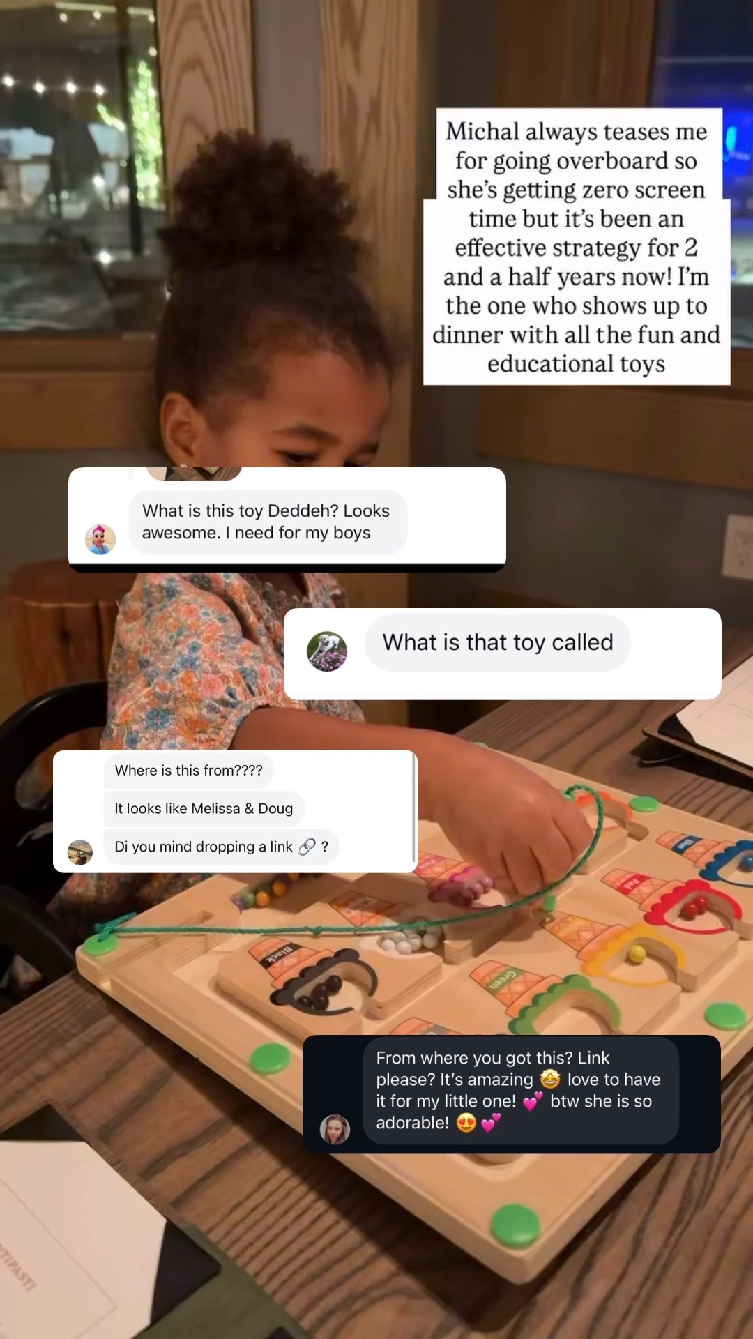 Okay everyone is loving this toy!! It’s seriously the best for entertaining Zoe when we’re at dinner (or even traveling). I’m a big no screen time kinda mom! 

#LTKKids #LTKmomlife #LTKBaby