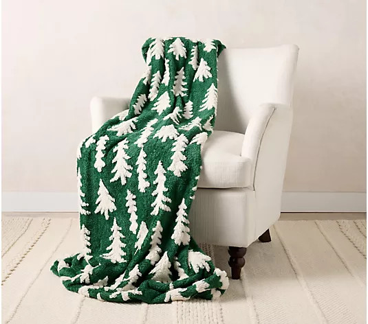 Home Reflections Reversible Plush Oversized 60x80 Throw - QVC.com | QVC