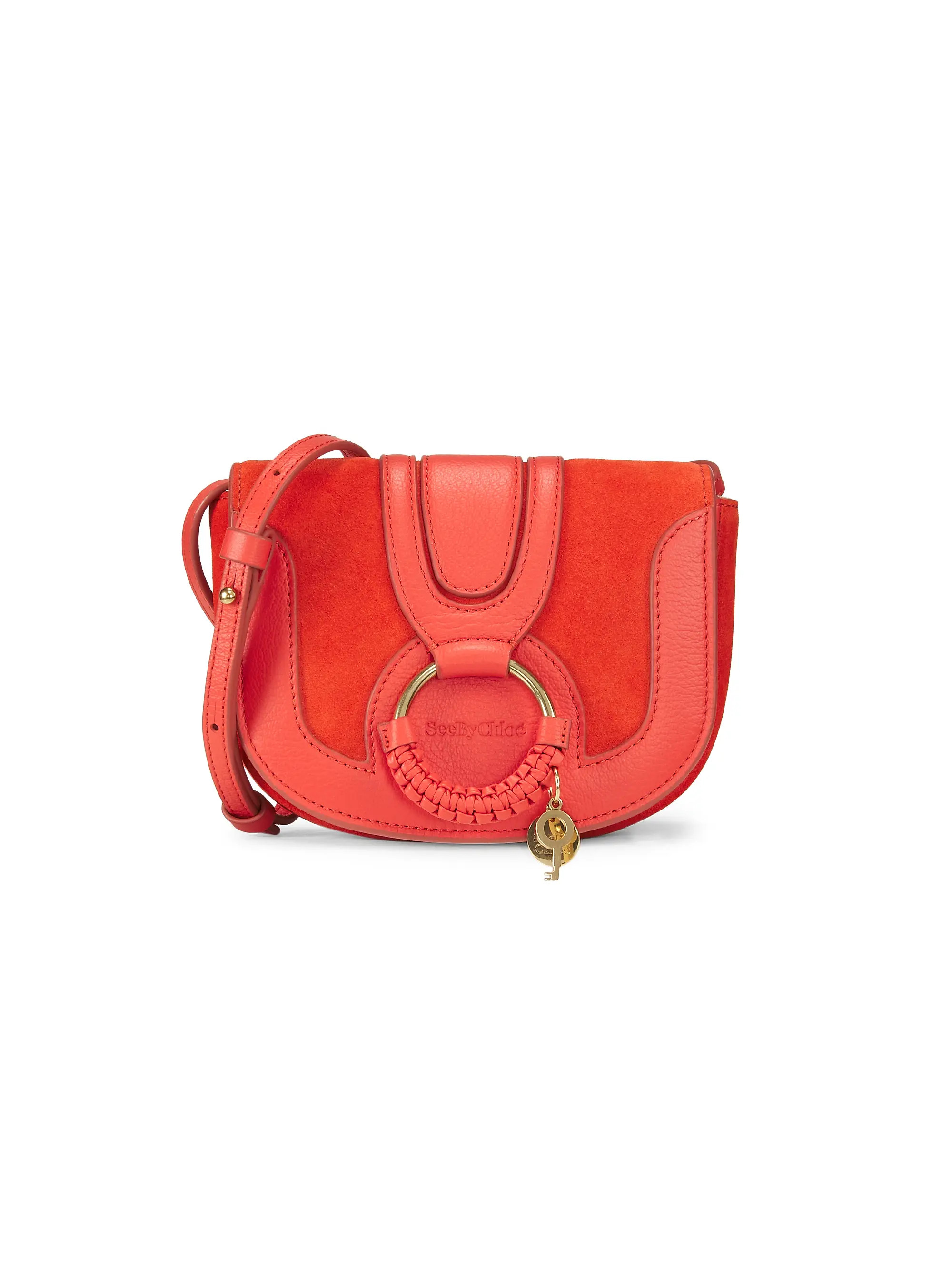 Mini Hana Leather Saddle Bag | Saks Fifth Avenue