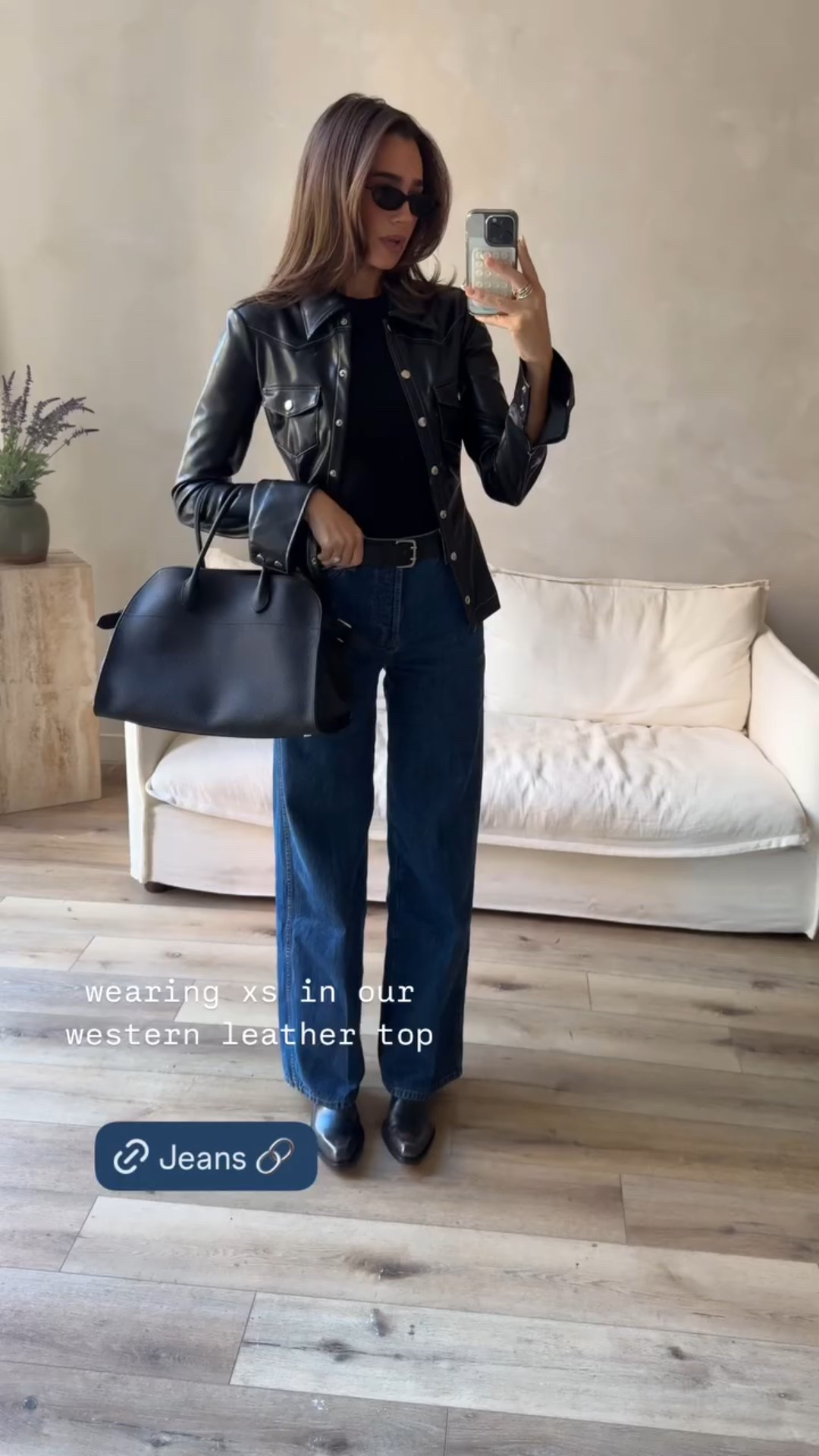 wearing xs in our western leather top! 🖤

#LTKStyleTip #LTKSeasonal