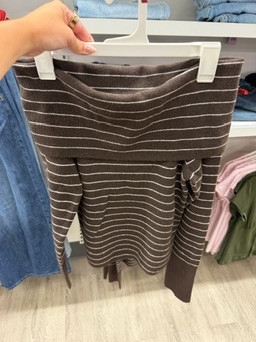 The sweater that makes jeans feel instantly more fun 🤎 Love the off-the-shoulder neckline + brown stripes for an easy fall outfit that still feels a little dressed up.

fall outfits women over 50, wedding guest dress summer, fall wedding guest dresses, fall decor, date night outfits, business casual workwear, country concert outfits, fall dresses, work outfits, teacher outfits
 

 #LTKgrwm #LTKootd #LTKSeasonal