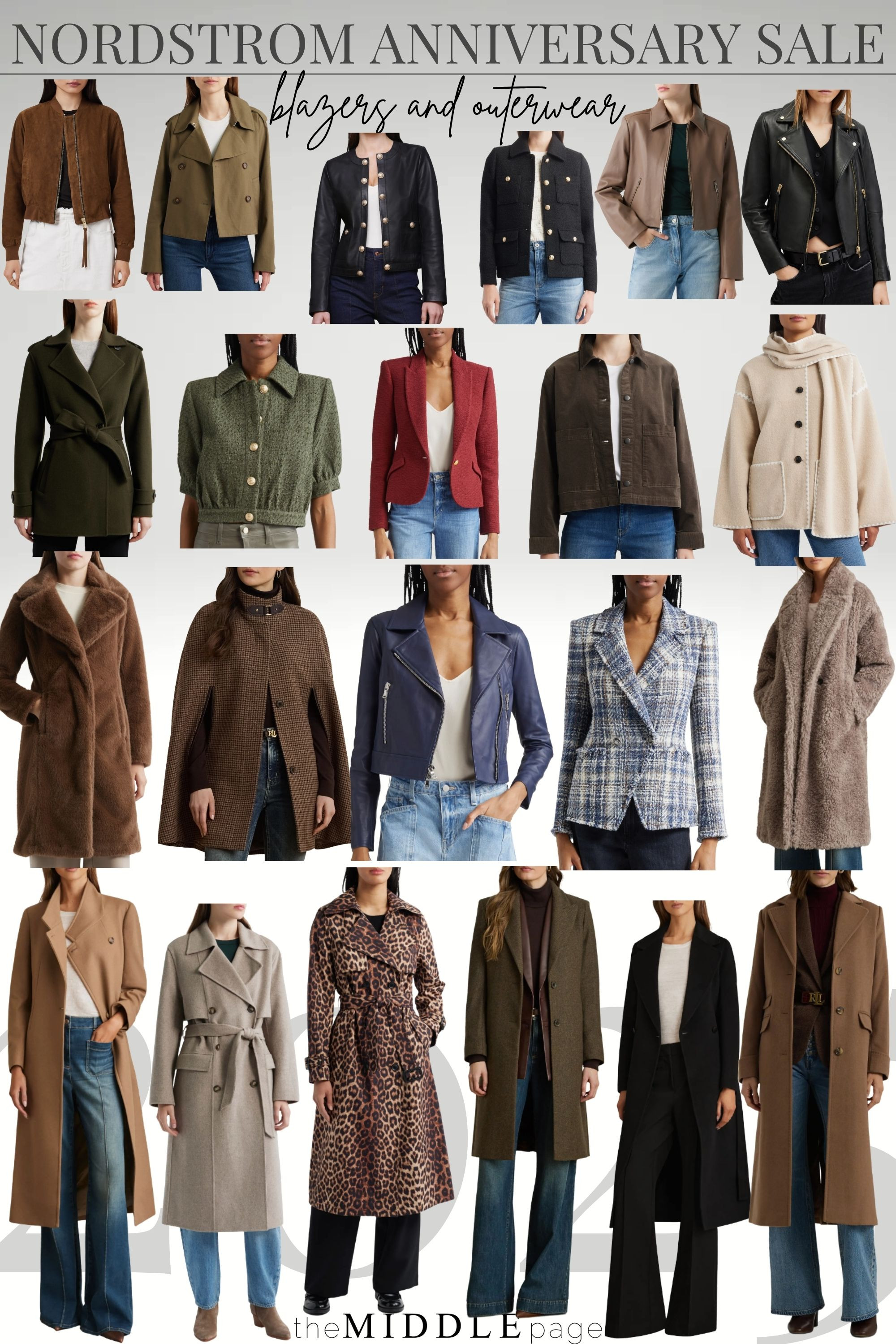 These are the BEST jackets and coats from the 2025 Nordstrom Anniversary Sale! From classic wool coats to elevated blazers and cozy teddy styles, I rounded up all the fashion-forward outerwear worth grabbing before it sells out. I love the mix of timeless neutrals and rich fall tones. These pieces will instantly elevate your wardrobe for years to come.
#NSALE2025 #NordstromAnniversarySale #FallCoats #FallStyle #Over40Style #Blazers #CapsuleWardrobe #LTKSaleAlert 

 #LTKSaleAlert #LTKFindsUnder100 #LTKStyleTip