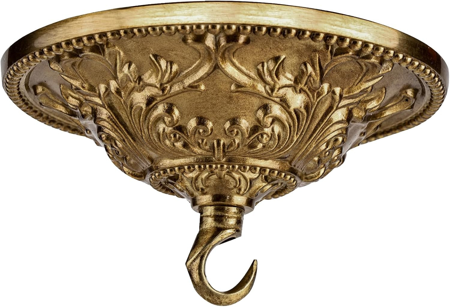 5.9 inches Chandelier Brass Canopy, Mounting Plate Kit for Ceiling Lights, Decorative Design, Vintage Style | Amazon (US)