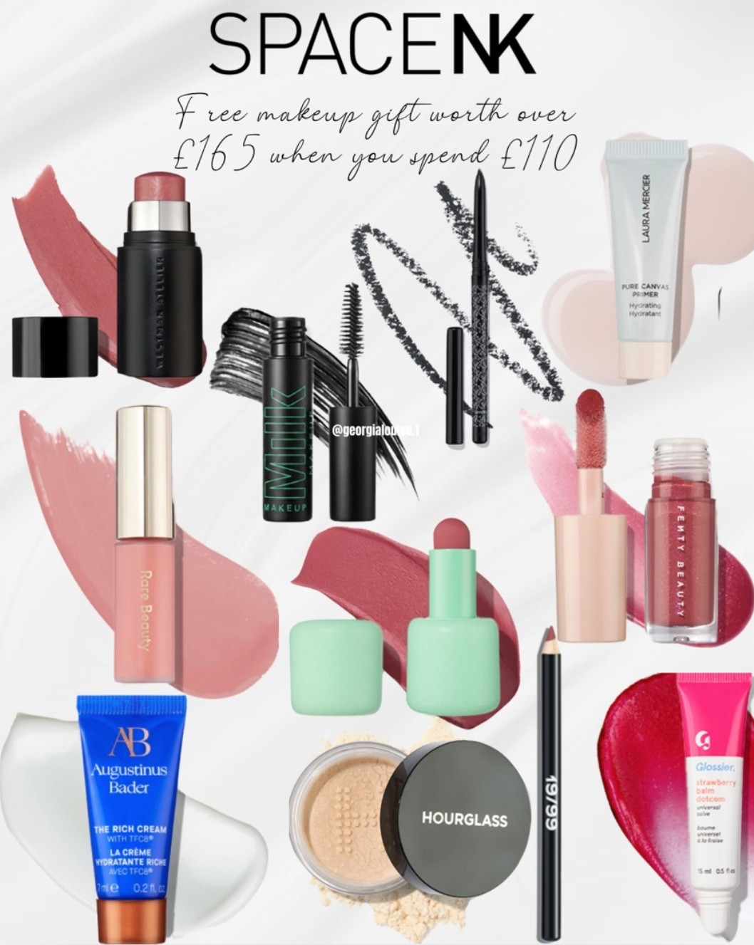 Receive a make up gift worthier over £165 when you spend £110 💄✨