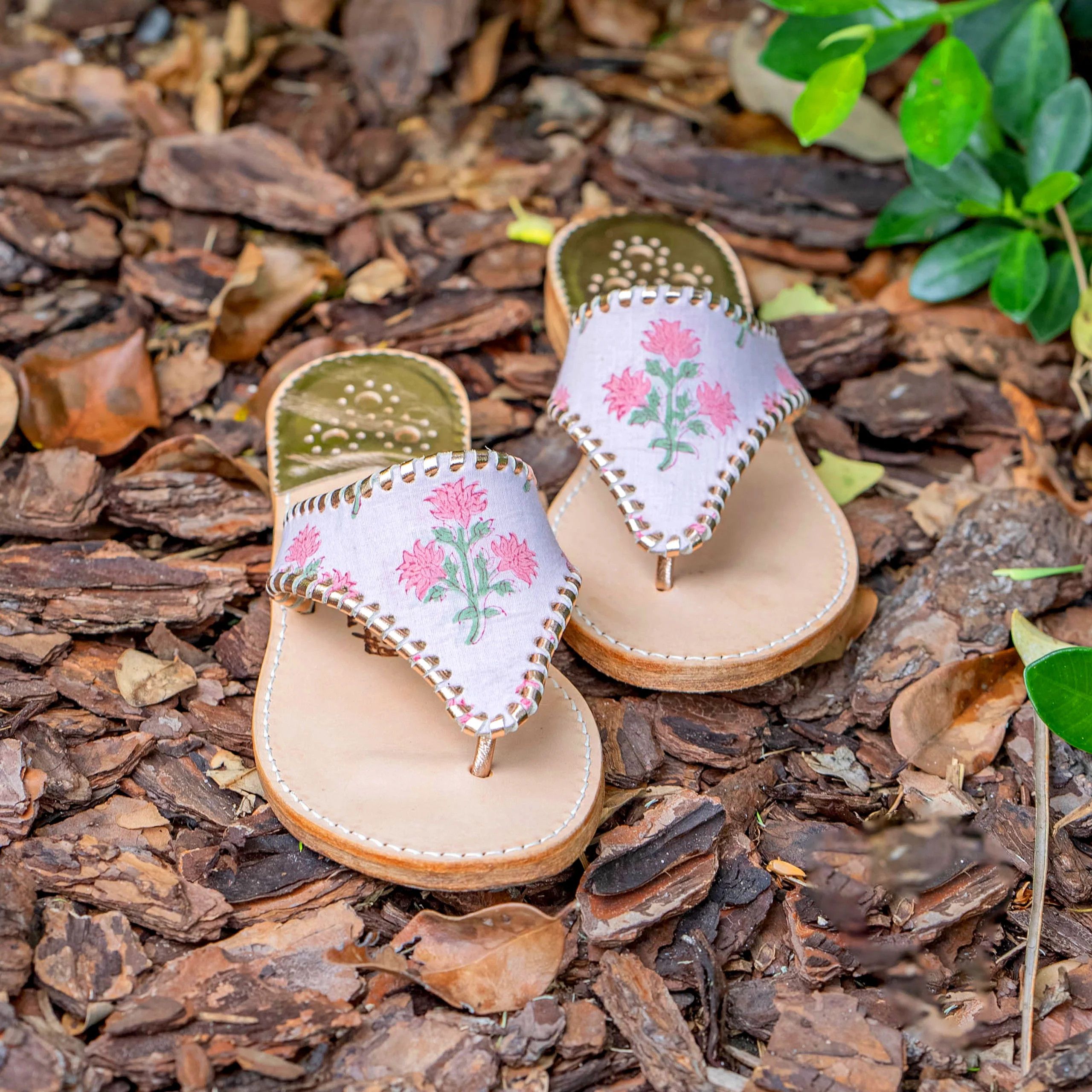 PB All In The Detail Collab | Pink Graciosa / Rose Gold | Palm Beach Sandals
