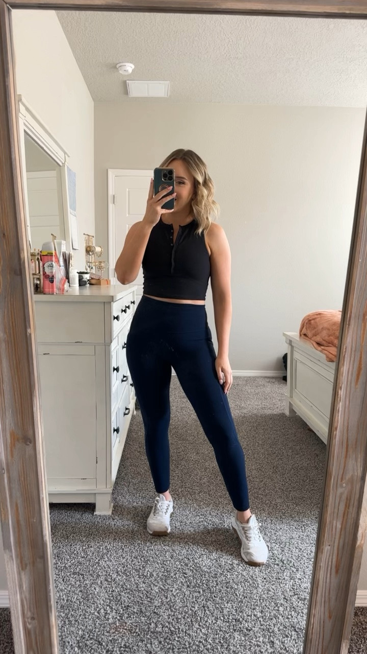 Realistic daily mom outfit of the day 


Sports bra is on sale - I wear this bra weekly!!! Workouts, or with denim shorts and a weekend trip, or with sweatpants, 10/10 favorite 

Leggings - lululemon, but any favorite pair of leggings works great! These have a phone pocket, and are crazy soft. I’m wearing a size 8 but wish I got a 6. If you’re in between sizes, size up. I’m between a 4 and a 6 and got over stressed from other reviewers and ordered an 8.

Shoes - another top favorite, I’ve nearly worn mine down to nothing 



#LTKSaleAlert #LTKFindsUnder50 #LTKSummerSales