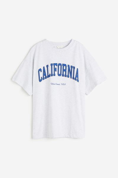 Oversized Printed T-shirt | H&M (US + CA)