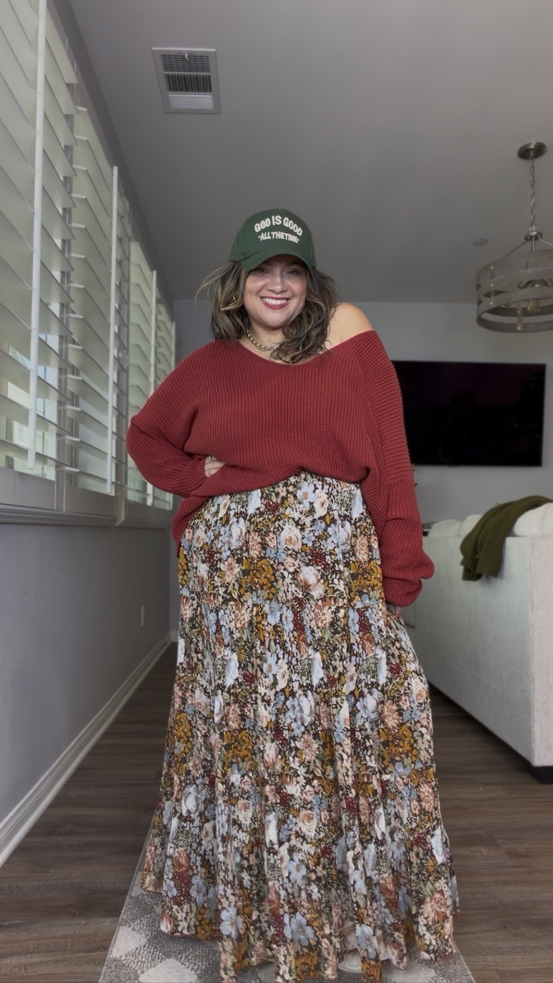 ⭐️ The sweater you NEED this season ⭐️ 
So stretchy, so soft, and definitely not your basic sweater! This oversized knitted fit is perfect for my plus size girlies. It’s roomy, comfy, and long enough to cover the belly and booty 🙌🏼

#LTKgrwm #LTKootd #LTKmomlife
