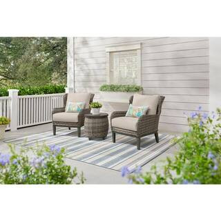 Hampton Bay Cooper Lake 3-Piece Seating Set GC51199-SRP-SET | The Home Depot