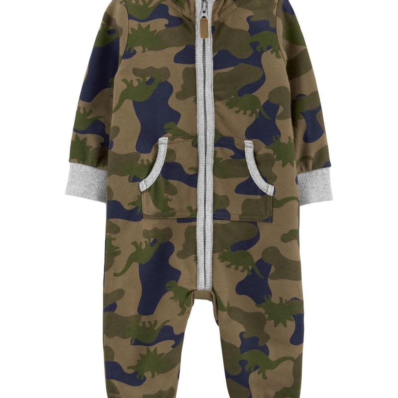 Camo French Terry Jumpsuit | Carter's
