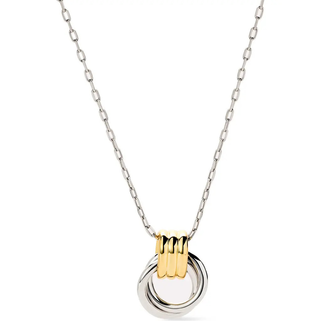 Ana Luisa Palmer Mixed Metal Pendant Necklace in Gold/silver at Nordstrom | Nordstrom