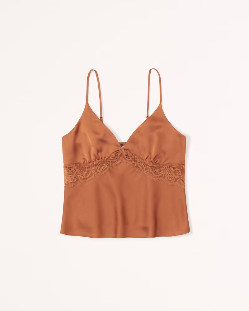 Women's Satin Sleep Cami | Women's New Arrivals | Abercrombie.com | Abercrombie & Fitch (US)