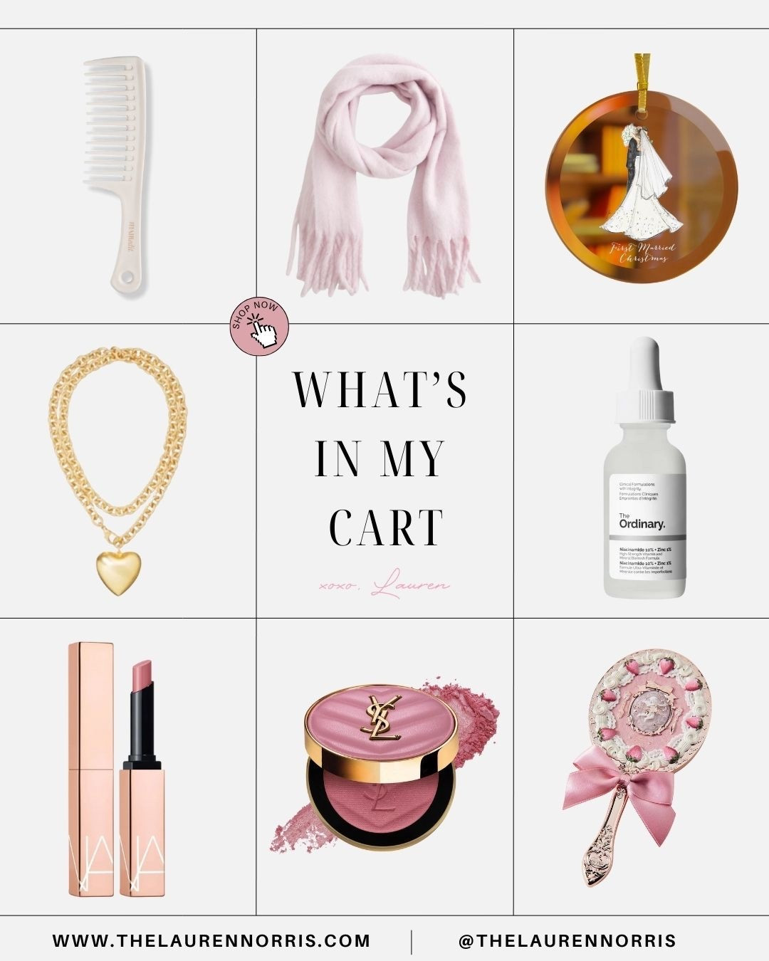 From a cozy pink scarf to a wedding ornament, these are my favorite products that are currently in my cart! ✨💕 

#LTKFindsUnder100 #LTKBeauty #LTKGiftGuide