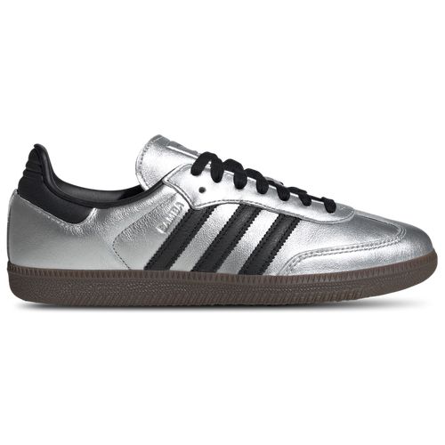 adidas Originals Womens adidas Originals Samba OG - Womens Shoes Silver Metallic/Gum/Black Size 09.5 | Foot Locker (US)