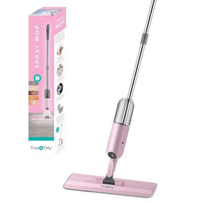 True & Tidy Spray-250 Spray Mop with Refillable Bottle - Pink | Target