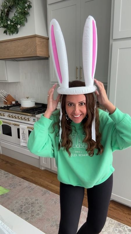 Grabbed this Easter game set for the cousins to play! Perfect if you've got family or friend celebrations this weekend!
3 inflatable bunny ears
9 inflatable rings 
6 bunny sacks for racing
6 wooden spoons 
6 wooden eggs 
3 blindfolds
I paid $16 with free prime shipping! 
.


#LTKfamily #LTKparties #LTKkids
