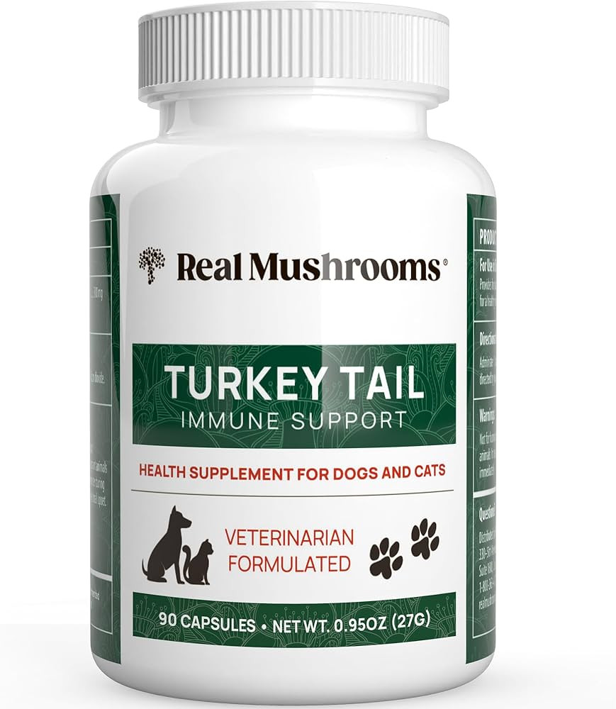 Turkey Tail Pet Support - Dog Multivitamins and Supplements for Immune Support, Gut Health Wellne... | Amazon (US)